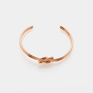 Bracciale nodo infinito grande rigido in acciaio