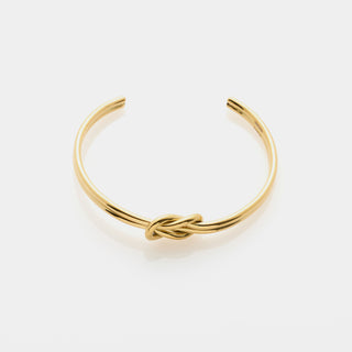 Bracciale nodo infinito grande rigido in acciaio