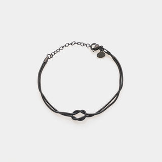 Bracciale nodo infinito morbido in acciaio