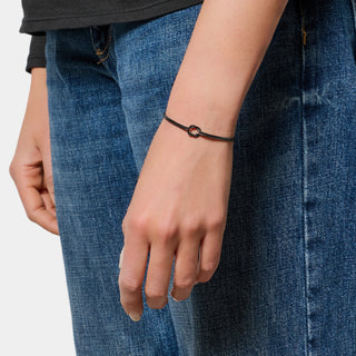 Bracciale nodo infinito morbido in acciaio