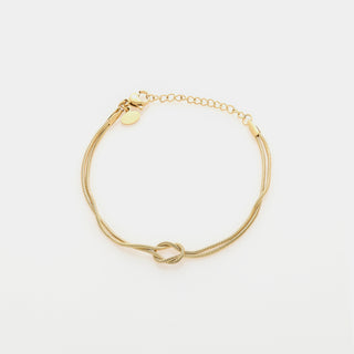 Bracciale nodo infinito morbido in acciaio
