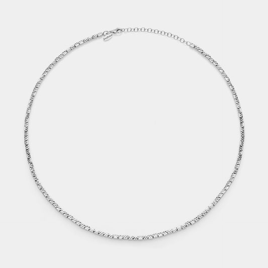 Collana argento rodiata ref. LC26