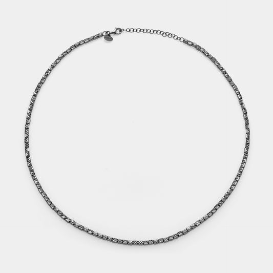 Collana argento brunita ref. LC30